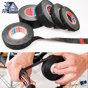 New Tesa Type Coroplast Adhesive Cloth Tape For Cable Harness Wiring Loom Width 9/15/19/25/32MM Length15M. Sedmeca Espress Instrumentation and Electrical Materials.