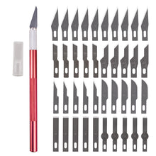 Load image into Gallery viewer, Engraving Non Slip Metal Scalpel Knife Tool Kit + 40pcs PCB DIY
