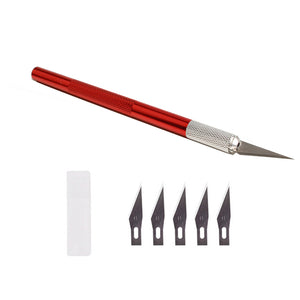 Engraving Non Slip Metal Scalpel Knife Tool Kit + 40pcs PCB DIY
