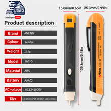 Load image into Gallery viewer, Non Contact Induction Test Pencil Voltmeter AC110V 220V Electrical Indicator Power Detector
