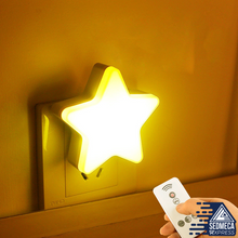Load image into Gallery viewer, Bedroom Cartoon Remote Control Sensor Star Shape LED Lights Wall Lamp
