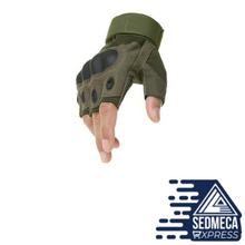 Load image into Gallery viewer, Outdoor Tactical Gloves Airsoft Sport Gloves Half Finger Type Military Men Combat Gloves Shooting Hunting Gloves. SEDMECA EXPRESS. Personal Protective Equipment.
