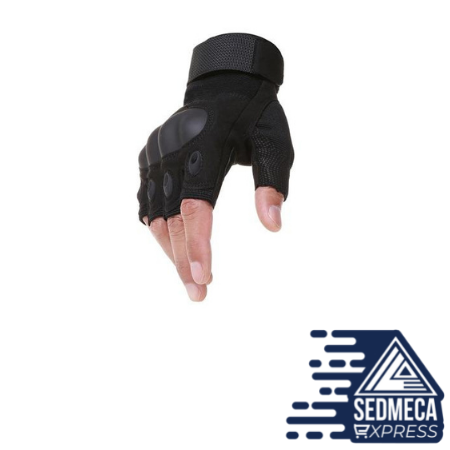 Outdoor Tactical Gloves Airsoft Sport Gloves Half Finger Type Military Men Combat Gloves Shooting Hunting Gloves. SEDMECA EXPRESS. Personal Protective Equipment.