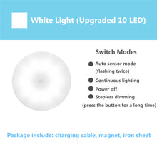 Load image into Gallery viewer, USB Rechargeable LED Night Light with Dimmable PIR Motion Sensor. Sedmeca Express. Construction &amp; Home.
