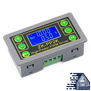 PWM Motor Speed Controller Adjustable LED Dimmer Pulse Frequency Duty Ratio