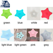 Load image into Gallery viewer, Pentagram Silicone Floor Drain Bathroom Drain Hair Catcher Bath Stopper Plug Sink Strainer Filter Shower High Quality
