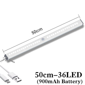 Wireless USB Rechargeable LED Night Light Motion Sensor 20 30 40 50cm. Sedmeca Express. Construction & Home.