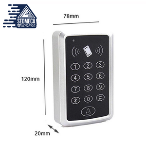 RFID Access Control Keypad Classical standalone access control adopts high-quality plastic material. Based on low power consumption and low cost. Suitable for household, office and department. Sedmeca Express. Personal Protective Equipment.