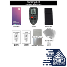 Load image into Gallery viewer, R&amp;D TC100 Coating Thickness Gauge 0.1micron/0-1300 Car Paint Film Thickness Tester Measuring FE/NFE Russian Manual Paint Tool. Sedmeca Express. Hand Tools &amp; Equipments.
