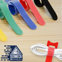 Load image into Gallery viewer, 50pcs /100pcs Releasable Cable Ties Colored Plastics Reusable Cable ties Nylon Loop Wrap Zip Bundle Ties T-type Cable Tie Wire. Sedmeca Express. Instrumentation and Electrical Materials.
