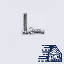Load image into Gallery viewer, 5-50pcs ISO7380 M2 M2.5 M3 M4 M5 M6 M8 304 A2 Round Stainless Steel or Black 10.9 grade Hex Socket Button Head Allen Bolt Screw. Sedmeca Express. Metals. Construction &amp; Home.

