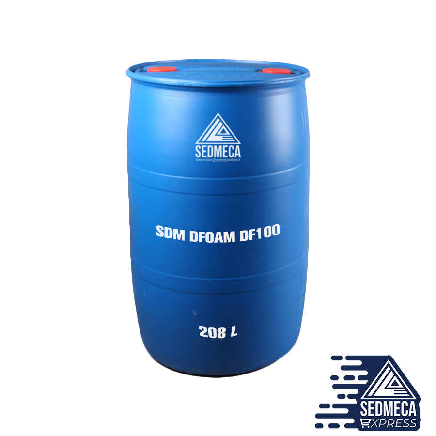 SDM DFOAM DF100 is a blend of alcohol- and glycol-based defoaming agents used to control foaming issues in water-based muds. It helps prevent and mitigate foaming in different types of fluids based on freshwater, brackish water, seawater, and brines. It is a nonflammable and non-corrosive liquid. Sedmeca express chemical products 