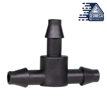 Load image into Gallery viewer, 1/4&quot; Hose Dripper Water Tee Connector Plastic Barbed 4/7mm Pipe Tubing Watering Coupling Joint Garden Micro Drip Irrigation Tool
