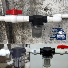 Load image into Gallery viewer, 1/2&#39;&#39; 3/4&#39;&#39; 1&#39;&#39; Garden Filter Plastic Transparent Irrigation System Impurity Filter Aquaculture Household Water Pipe Filter
