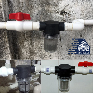 1/2'' 3/4'' 1'' Garden Filter Plastic Transparent Irrigation System Impurity Filter Aquaculture Household Water Pipe Filter