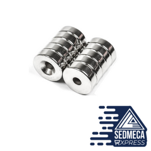 Small Countersunk Magnet Powerful Rare Earth Permanent Fridge Magnets For DIY. Sedmeca Espress Instrumentation and Electrical Materials. Metals.