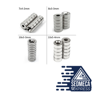 Small Countersunk Magnet Powerful Rare Earth Permanent Fridge Magnets For DIY. Sedmeca Espress Instrumentation and Electrical Materials. Metals.