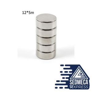 Small Round Neodymium Magnet Rare Earth Strong Powerful Permanent Fridge NdFeB Magnets DISC. Sedmeca Espress. Instrumentation and Electrical Materials. Metals.