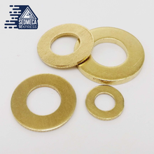 Load image into Gallery viewer, M2 M2.5 M3 M4 M5 M6 M8 M10 M12 GB97 DIN125 Solid Brass Copper Flat Washer Plain Gasket Pad High Quality. Sedmeca Express. Metals. Construction &amp; Home.
