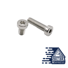 Load image into Gallery viewer, M3 M4 M5 M6 304 A2-70 Stainless Steel Din7984 Hex Hexagon Socket Thin Low Short Profile Head Allen Cap Screw Bolt L=4-40mm. Sedmeca Express. Metals.

