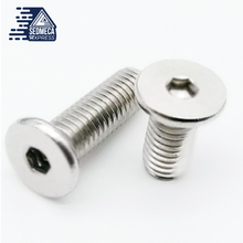 Load image into Gallery viewer, 5/10/20/50X CM M1.6 M2 M2.5 M3 M4 M5 M6 M8 A2 304 Stainless Steel Hex Hexagon Socket Ultra Thin Super Flat Wafer Head Screw Bolt. Sedmeca Express. Metals. Construction &amp; Home.
