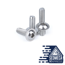 Load image into Gallery viewer, 20pcs M3 M4 M5 M6 304 Stainless Steel Hexagon Socket Button Head Screws With Collar Bolt Head Screws With Collar Bolt. Sedmeca Express. Metals.
