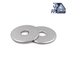 Load image into Gallery viewer, 2/50X M2.5 M3 M3.5 M4 M5 M6 M8 M10 M12 M14 M16 A2-70 304 Stainless Steel Large Size Oversize Big Wider Flat Washer Plain Gasket. Sedmeca Express. Metals.
