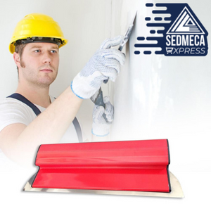 Stainless Steel Plastic Drywall Finishing Smoothing Spatula Portable Flexible Painting Skimming Blades for Wall Plastering Tools. Sedmeca Express. Hand Tools & Equipments.