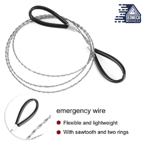 Steel Metal Manual Chain Saw Wire Saw Scroll Outdoor Emergency Travel Outdoor Camping Survival Tools. Sedmeca Express. Hand Tools & Equipments.
