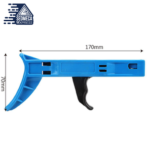 TG-100 Special Pliers Automatic Tensioning Cable Tie Gun Hand Tools For Nylon Cable Tie Fastening and Cutting Tool. Sedmeca Espress. Instrumentation and Electrical Materials.