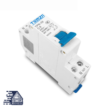 Load image into Gallery viewer, TPN 1P+N Mini Circuit Breaker MCB 6A 10A 16A 20A 25A 32A Din Rail Mounting Miniature Household Air Switch. Sedmeca Express. Instrumentation and Electrical Materials.
