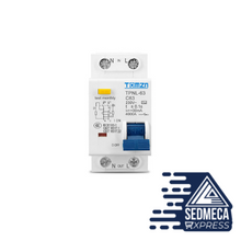 Load image into Gallery viewer, TPNL DPNL 230V 1P+N Residual current Circuit breaker with over and short current Leakage protection RCBO MCB. Sedmeca Express. Instrumentation and Electrical Materials.
