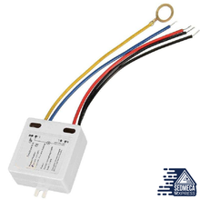 Load image into Gallery viewer, Touch Switch 50 To 60HZ Light Lamp DIY Accessories TY-8001 Switch On Off Black /Blue/Red/Yellow Line 120V to 240V. Sedmeca Express. Instrumentation and Electrical Materials.
