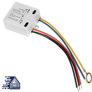 Touch Switch 50 To 60HZ Light Lamp DIY Accessories TY-8001 Switch On Off Black /Blue/Red/Yellow Line 120V to 240V. Sedmeca Express. Instrumentation and Electrical Materials.