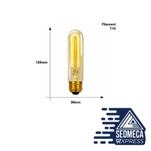 Vintage Edison bulb E27 40w retro lamp incandescent ampoule 220V For Decor Filament Bulb E27 Pendant Lights Antique Bulb. Sedmeca Express. Instrumentation and Electrical Materials.