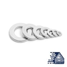 Load image into Gallery viewer, 105pcs Washers Made Of Stainless Steel / Metric Spring Assorted Set M3 4 5 6 8 10. Sedmeca Express. Metals.
