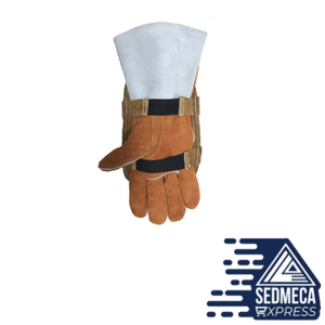 Welding Glove Shield Pad High Heat Protection Pad Aluminized Cowhide Leather Anti Flame Stitching Welding Pad. Sedmeca express products. 