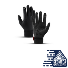 Load image into Gallery viewer, Winter Outdoor Sports Running Glove Warm Touch Screen Gym Fitness Full Finger Gloves For Men Women Knitted Magic Gloves. SEDMECA EXPRESS. Personal Protective Equipment.
