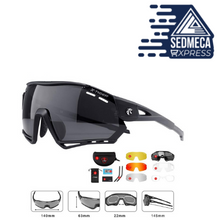 Load image into Gallery viewer, X-Tiger Cycling Glasses Polarized Sports Men&#39;s Cycling Sunglasses Mountain Bicycle Glasses MTB Protection Cycling Goggle Eyewear. SEDMECA EXPRESS. Personal Protective Equipment.
