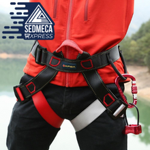 Load image into Gallery viewer, Xinda Professional Outdoor Sports Safety Belt Rock Mountain Climbing Harness Waist Support Half Body Harness Aerial Survival. SEDMECA EXPRESS. Personal Protective Equipment.
