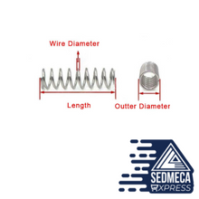 Load image into Gallery viewer, 2PCS 305mm Y-shaped Compression Spring Long Pressure Spring Wire Dia 0.7/0.8/1/1.2mm 304 Stainless Steel. Sedmeca Express. Metals.

