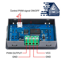Load image into Gallery viewer, ZK-PP1K Dual Mode LCD PWM Signal Generator 1-Channel 1Hz-150KHz PWM Pulse Frequency Duty Cycle Adjustable Square Wave Generator. Sedmeca Express. Instrumentation and Electrical Materials.

