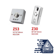 Load image into Gallery viewer, Zinc Alloy GATE DOOR Exit Button Exit Switch For Door Access Control System Door Push Exit Door Release Button Switch. SEDMECA EXPRESS. Personal Protective Equipment.
