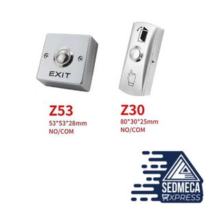 Zinc Alloy GATE DOOR Exit Button Exit Switch For Door Access Control System Door Push Exit Door Release Button Switch. SEDMECA EXPRESS. Personal Protective Equipment.